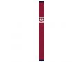 Pillar Mezuzah Case with Curving Shin, Dark Colors at 7 Inches Height - Agayof