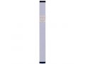 Pillar Mezuzah Case with Curving Shin in Light Colors, 6 Inches Height - Agayof