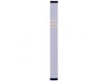 Pillar Mezuzah Case with Curving Shin in Light Colors, 6 Inches Height - Agayof