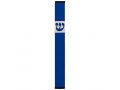 Pillar Mezuzah Case with Curving Shin in Light Colors at 5 Inches Height - Agayof