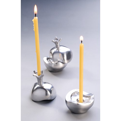 Pomegranate Candlesticks by Anat Basanta