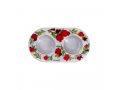 Pomegranate Design Glass and Metal Candle Holders for Tea Lights - Yair Emanuel