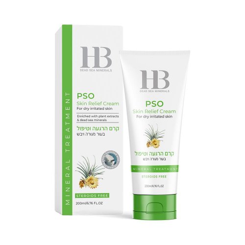 Psoriasis PSO Skin Relief Cream with Dead Sea Minerals and More - H&B