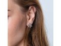 Pure Sterling Silver Earrings - Star of David Interlocking