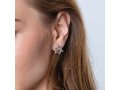 Pure Sterling Silver Earrings - Star of David Interlocking