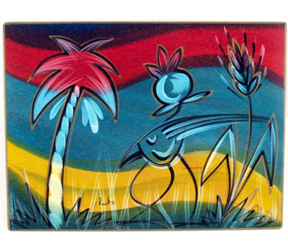 Rainbow Rectangular Placemat - Kakadu