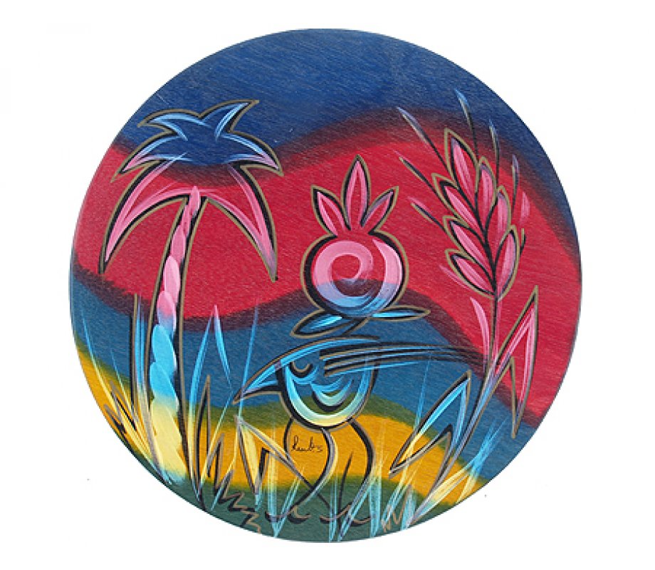Rainbow Round Placemat - Kakadu