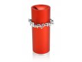 Red Aluminum Tzedakah Box - Dabbah