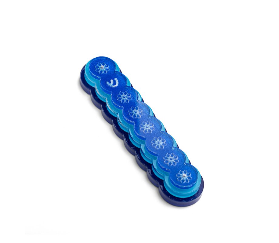 Retro Design Glass and Acrylic Israel Museum Mezuzah Case