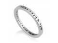 Ring of Sterling Silver, Ani Ledodi VeDodi Li Engraved in Hebrew  English Inside