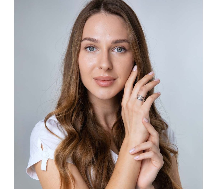 Ring of Sterling Silver, Ani Ledodi VeDodi Li Engraved in Hebrew  English Inside