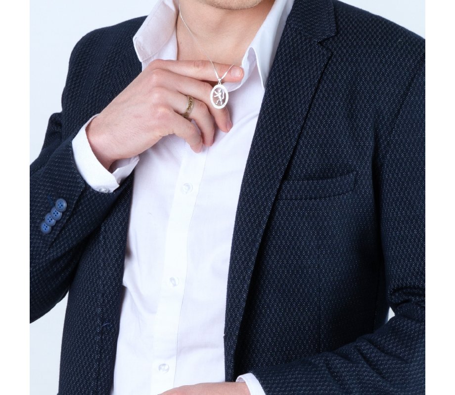 Ring of Sterling Silver, Hebrew Gold Plate Cutout Ani Ledodi  English Inside