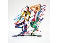 Rockers Free Standing Double Sided Sculpture Figures - David Gerstein