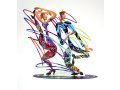 Rockers Free Standing Double Sided Sculpture Figures - David Gerstein