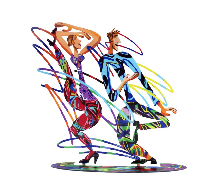 Rockers Free Standing Double Sided Sculpture Figures - David Gerstein