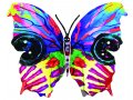 Ruth Butterfly Steel Double Sided Steel Wall Sculpture - David Gerstein