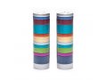 Salt and Pepper Shakers, Anodized Aluminum with Colorful Rings - Yair Emanuel