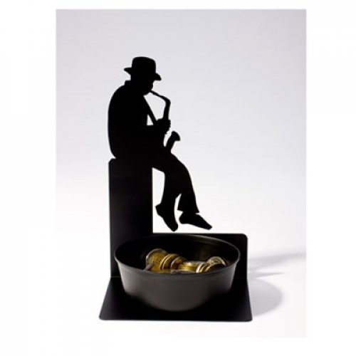 Saxophone Player Coin Holder