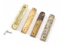 Set of Four Jerusalem Stone Mezuzah Cases with Elongated Shin - 4.7 Length