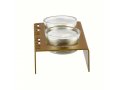 Shabbat Shalom Candlesticks Table Design, Gold - Adi Sidler