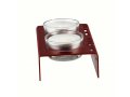 Shabbat Shalom Candlesticks Table Design, Red - Adi Sidler