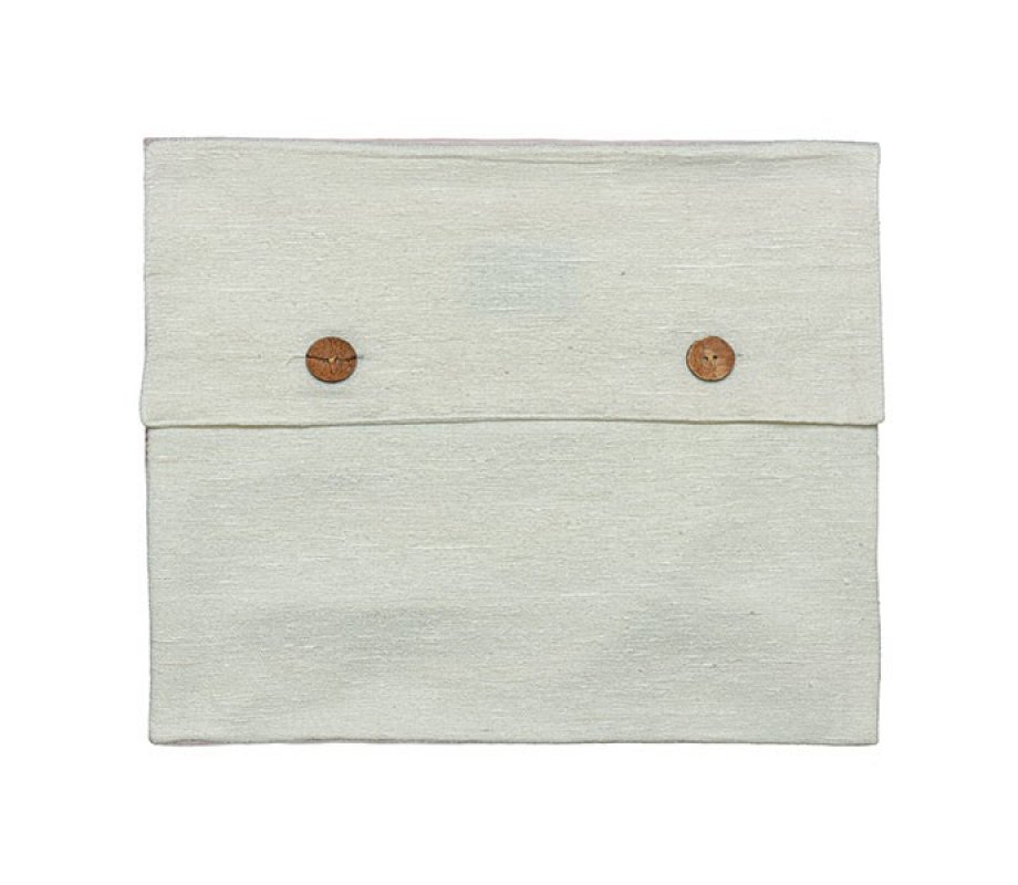 Silk-Cotton Tallit Set in Gray Stripes - Yair Emanuel