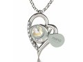 Silver Fairy Heart Necklace by Nano
