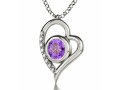 Silver I Love You Colorful Swarovski Necklace by Nano