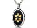 Silver Song of Ascents Star of David Jewish jewelry By Nano Jewelry