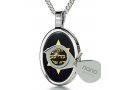 Silver Song of Ascents Star of David Jewish jewelry By Nano Jewelry