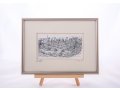 Sketch Print of Mount Zion, Jerusalem Walls and Tower of David - YehuditsArt