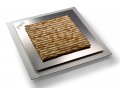 Sleek Stainless Steel Matzah Tray by Laura Cowan