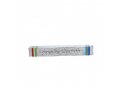 Sliding Compact Pocket Menorah with Blessing Words, Colorful Stripes - Yair Emanuel