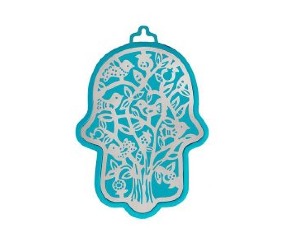 Small Wall Hamsa, Delicate Tree Overlay in a Choice of Colors - Yair Emanuel
