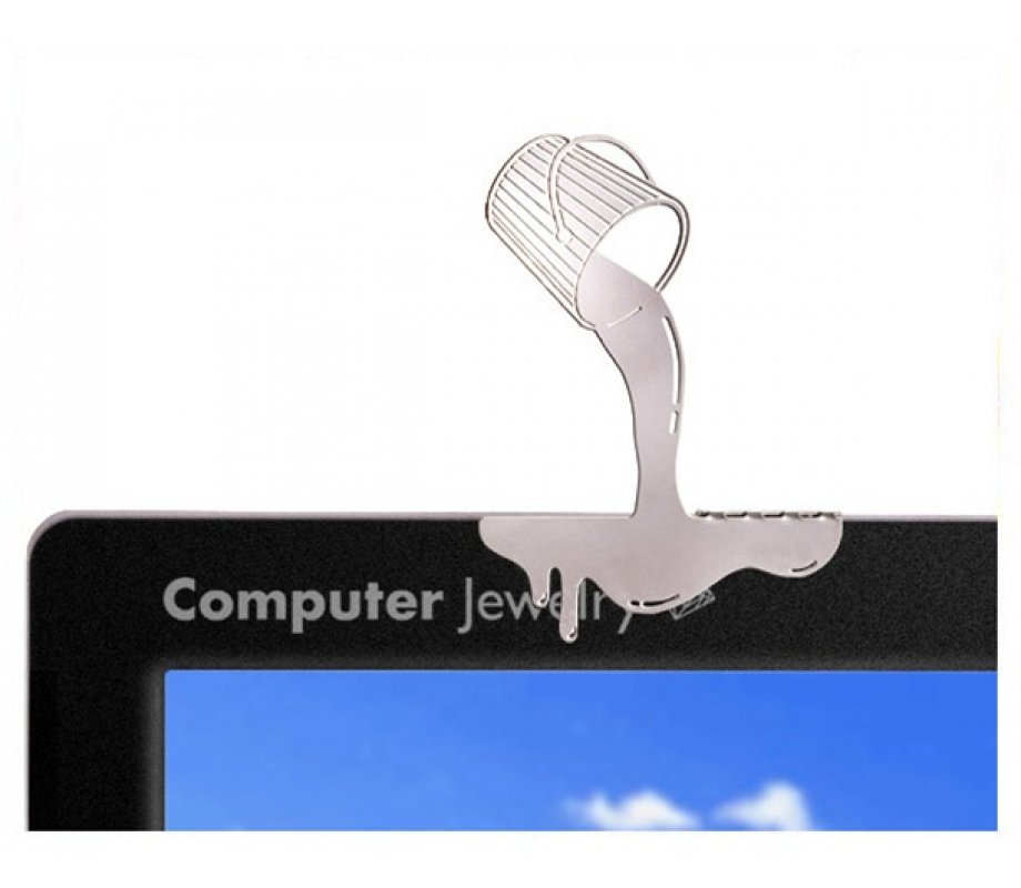Spilled Water Computer Screen Decoration