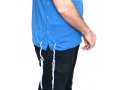 Sports T-Shirt with Tzitzit Adult Size - Denim Blue