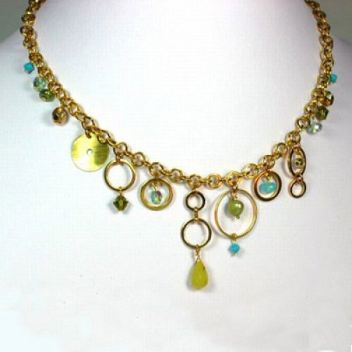 Spring Necklace in Green - Edita