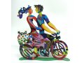 Spring Ride Free Standing Double Sided Bicycle Sculpture - David Gerstein