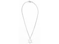 Stainless Steel Necklace, Star of David with Contemporary Touch - Adi Sidler
