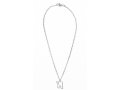 Stainless Steel Necklace with Contemporary Style CHAI Pendant - Adi Sidler