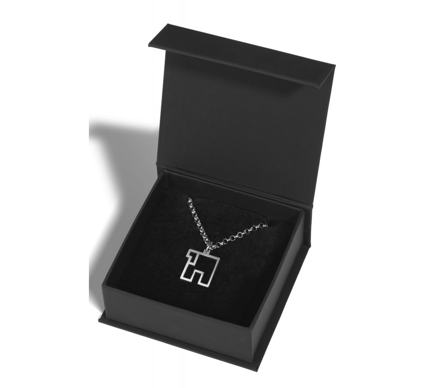 Stainless Steel Necklace with Contemporary Style CHAI Pendant - Adi Sidler