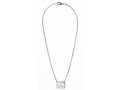 Stainless Steel Necklace with a Musical Notes Chai Pendant - Adi Sidler