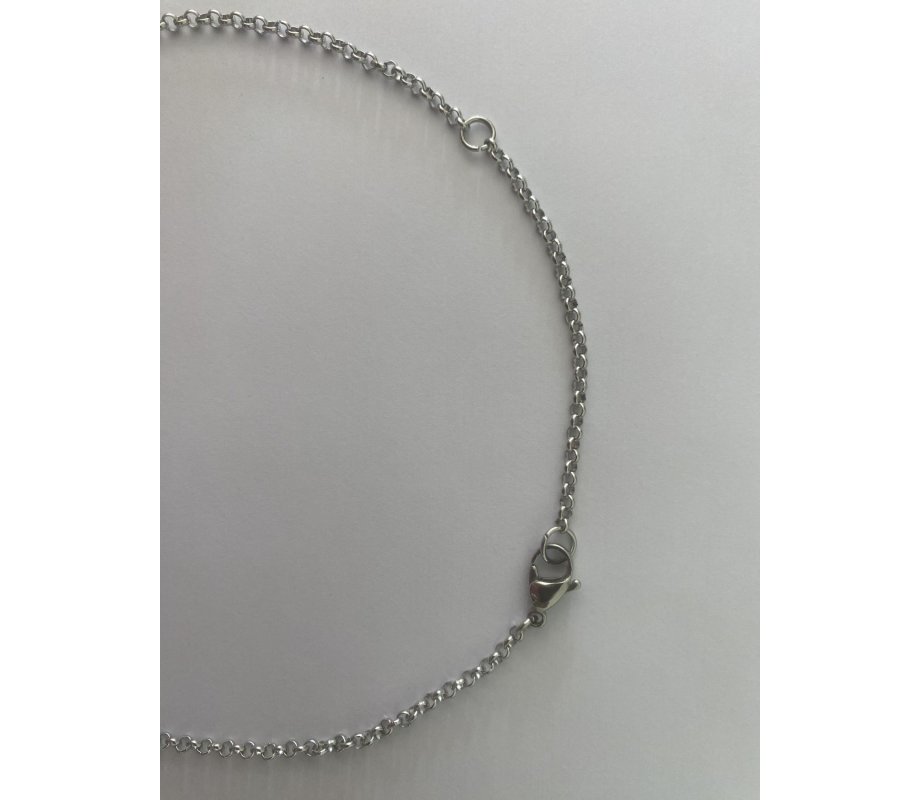 Stainless Steel Waterproof Necklace with Cutout Open Heart Pendant - Adi Sidler