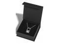 Stainless Steel Waterproof Necklace with Star of David in a Frame - Adi Sidler