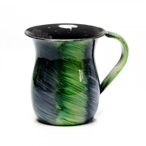 Stainless steel Netilat Yadayim Wash Cup Green Design