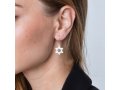 Star of David Dangle Earrings - Sterling Silver
