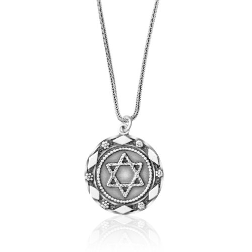 Star of David Pendant in Silver by Golan