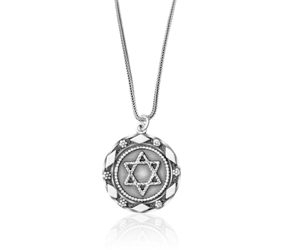 Star of David Pendant in Silver by Golan