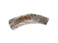 Sterling Silver Decorated Yemenite Shofar - Leaf