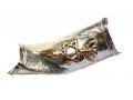 Sterling Silver Decorated Yemenite Shofar - Temple Menorah